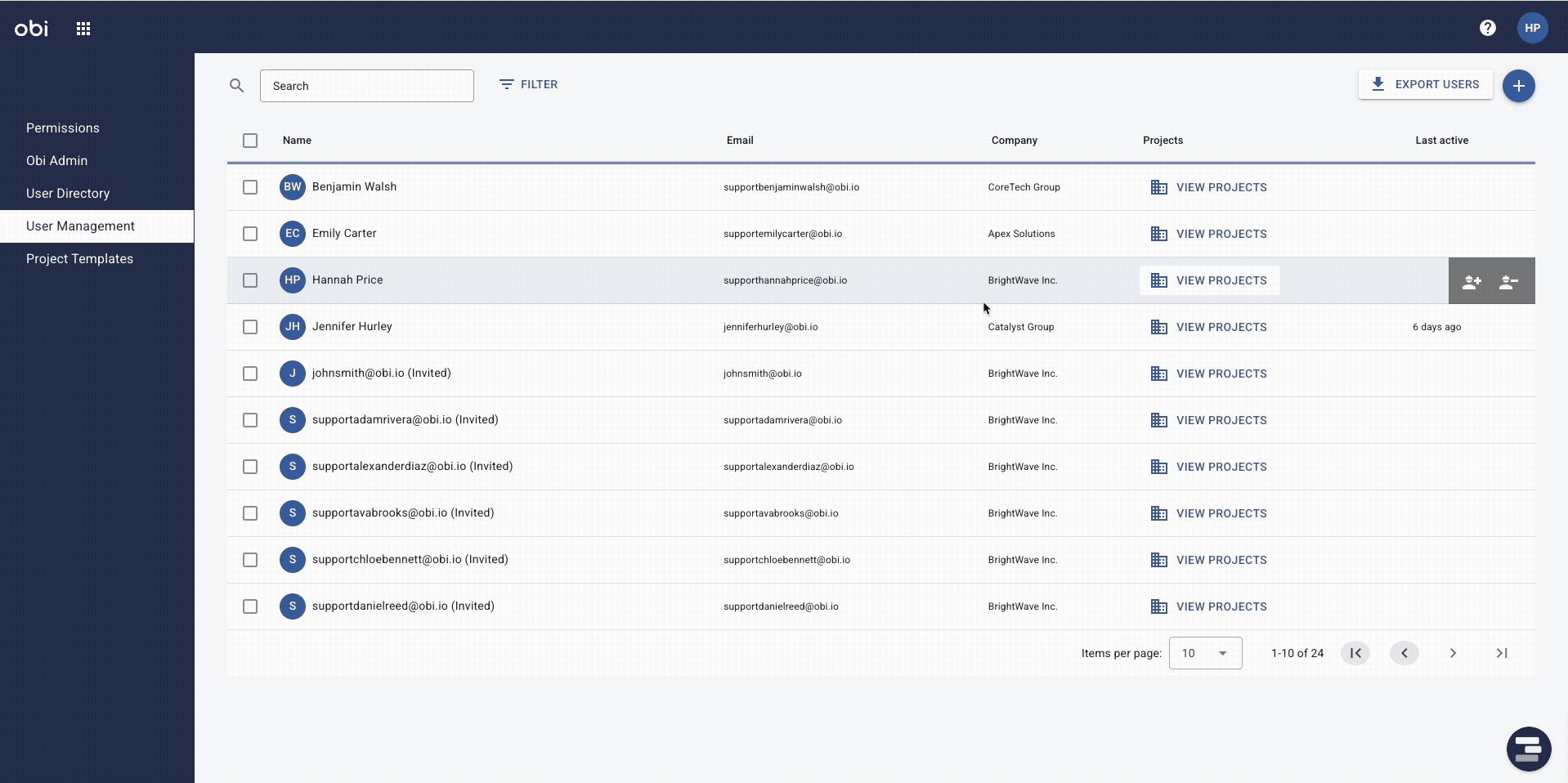 Adding & Removing Users from Projects, Groups and Teams