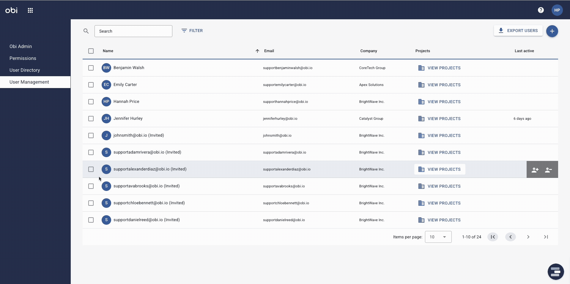 Adding & Removing Users from Projects, Groups and Teams